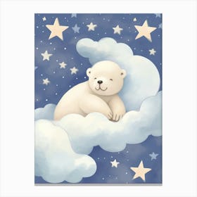 Sleeping Polar Bear 2 Canvas Print