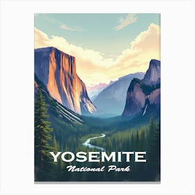 Yosemite National Park 4 Canvas Print