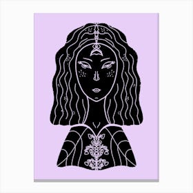 Tarot Card Illustration Canvas Print