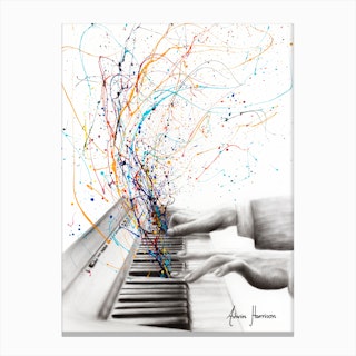 The Keyboard Solo Canvas Print