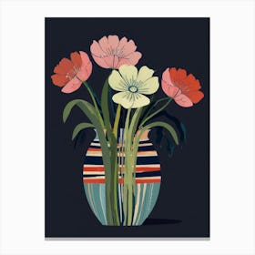 Flowers In A Vase 2 Canvas Print