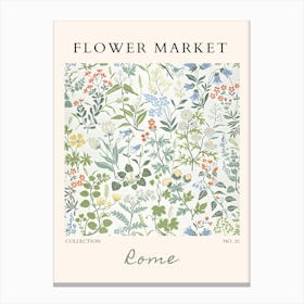 Flower Market 7 Canvas Print