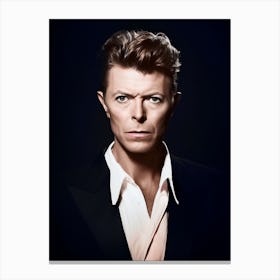 Color Photograph Of David Bowie Canvas Print
