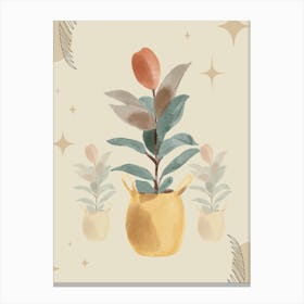 Potted Plant Canvas Print