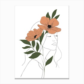 Flower Crown 1 Canvas Print