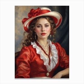 Victorian Lady 1 Canvas Print