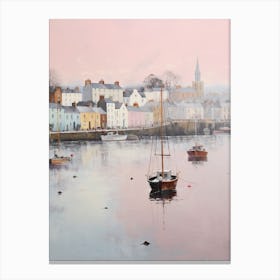 Dreamy Winter Painting Plymouth United Kingdom 1 Canvas Print