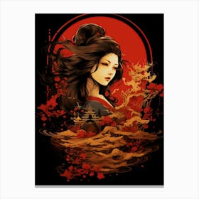 Geisha 1 Canvas Print