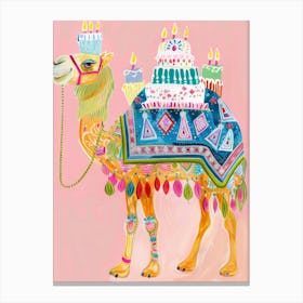 Birthday Camel Canvas Print