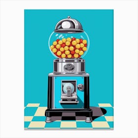 Gumball Checkerboard 1 Canvas Print
