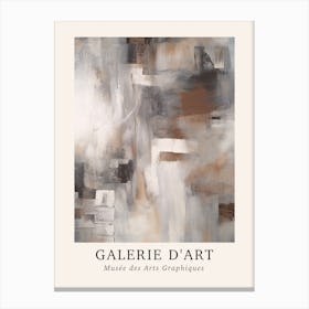 Galerie D'Art Abstract Green 3 Canvas Print
