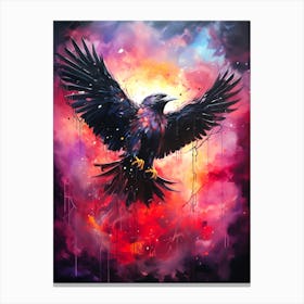 Raven Canvas Print