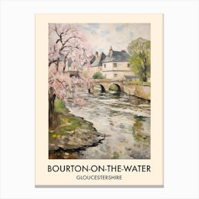 Bourton On The Water (Gloucestershire) Painting 1 Travel Poster Canvas Print