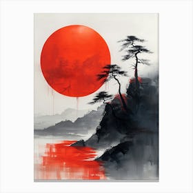 Asian Sun Canvas Print