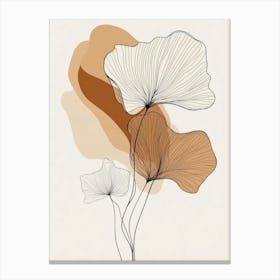 Ginkgo Leaves Canvas Print