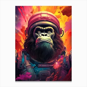 Space Gorilla Canvas Print