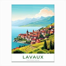 Switzerland Lavaux Travel 1 Canvas Print