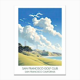 San Francisco Golf Club   San Francisco California 3 Canvas Print