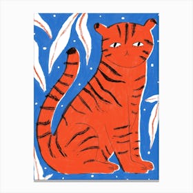 Red Tiger Canvas Print