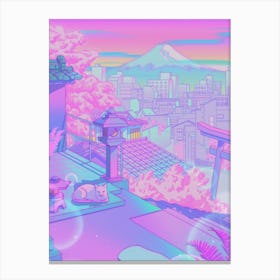 Fuji Blossom Canvas Print