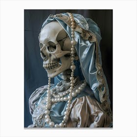 Venetian Skeleton 1 Canvas Print