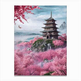 Sakura Blossoms 8 Canvas Print