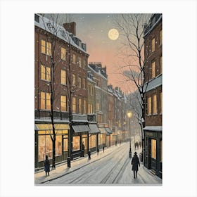 London In Winter Canvas Print