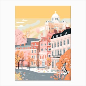 Syracuse, Italy Illustration Canvas Print