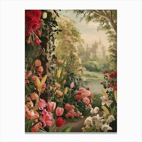 Garden Of Roses Canvas Print