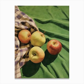 Autumn Apples Still Life 3 Canvas Print