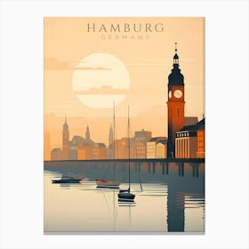 Hamburg Germany Travel Canvas Print