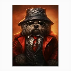 Gangster Dog Havanese Canvas Print