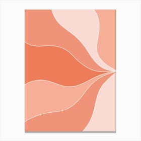 Coral Petals Canvas Print