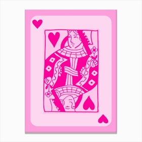 Queen Of Hearts Canvas Print