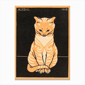 Adc Cat Canvas Print