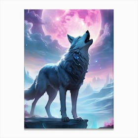 Howling Wolf Canvas Print