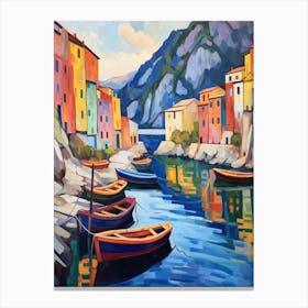 Kotor Montenegro 1 Fauvist Painting Canvas Print