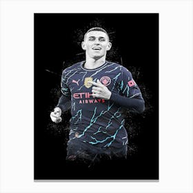 Phil Foden 3 Canvas Print