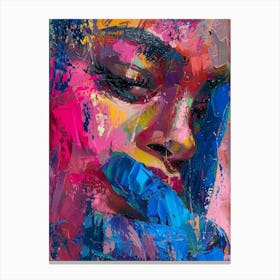 Abstract Of A Woman 55 Canvas Print