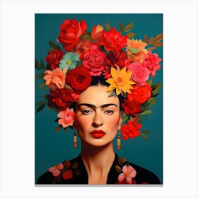 Frida Kahlo Gifts Surreal Portrait Canvas Print