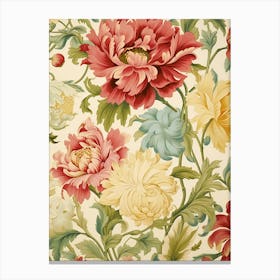 Floral Wallpaper 40 Canvas Print