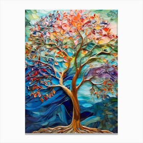 Tree Color Canvas Print