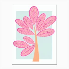 Pink Tree Canvas Print