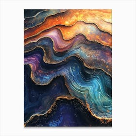 Stunning Whimsical Marble 2 Canvas Print