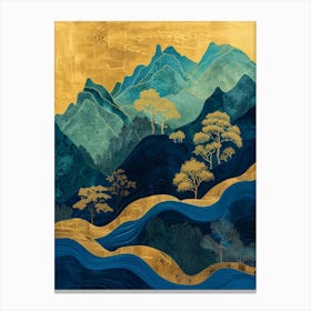 Asian Mountains 2 Canvas Print