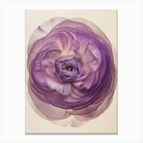 Purple Flw 1 Canvas Print