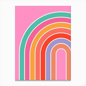 Pink Rainbow Canvas Print