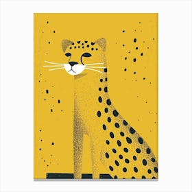 Yellow Puma 2 Canvas Print