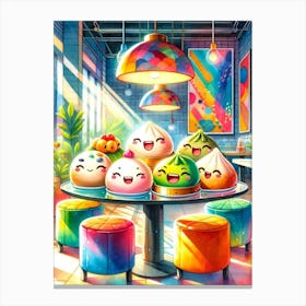 Kawaii Art Canvas Print