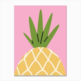 Pineapple - Funny Kitchen Print Leinwandbild